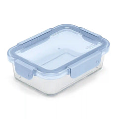 Color Lock® Glass Food Storage, 3.4 Cup Set of 5