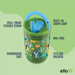 Bop 12oz Leakproof Kids Tumbler with Optional Straw, Set of 2