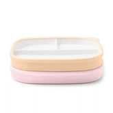 Clean Start Toddler Ceramic Divided Breakfast Plate - 2 Pack