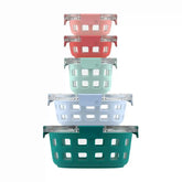 Ello Duraglass™ Round Meal Prep Containers, Set of 5