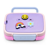 Benni Kids Bento Box with Insulated Food Jar, Ice Pack and Charms