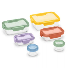 Color Lock® Glass 12pc Mixed Meal Prep Set
