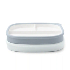 Clean Start Toddler Ceramic Divided Breakfast Plate - 2 Pack
