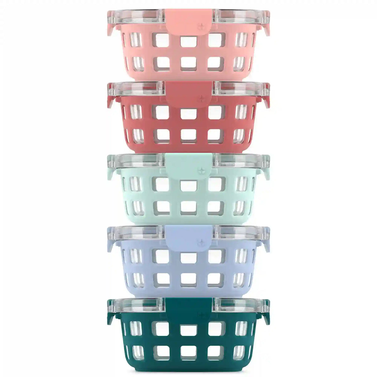 Duraglass™ Round Meal Prep Containers, Set of 5