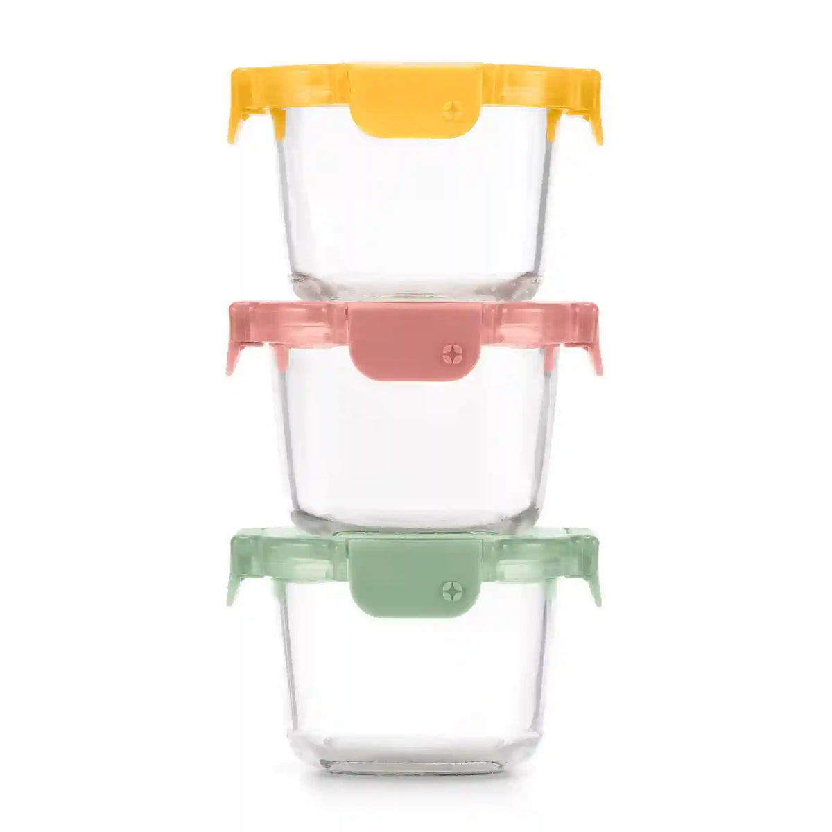 Color Lock® Glass 2 Cup Round 6pc Set