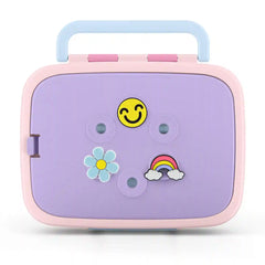 Benni Kids Bento Box with Insulated Food Jar, Ice Pack and Charms