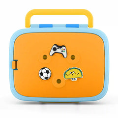 Benni Kids Bento Box with Insulated Food Jar, Ice Pack and Charms